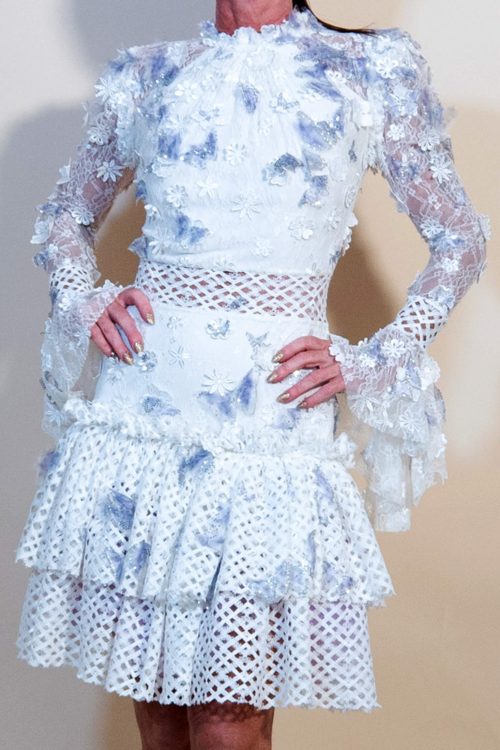 Raisa Vanessa Butterfly Ruffle Dress